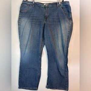 Levi Strauss Signature Bootcut Jeans Women’s 24W Short Blue Denim